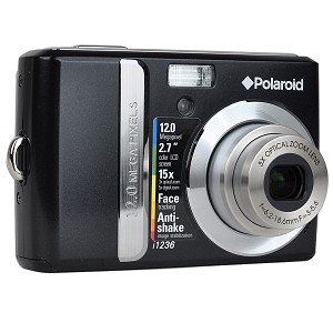 Polaroid 12MP 3x Optical/5x Digital Zoom Camera (Black)
